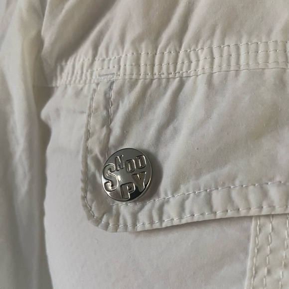 Vintage White snoopy Hooded Women's Jacket size small - Picture 4 of 9